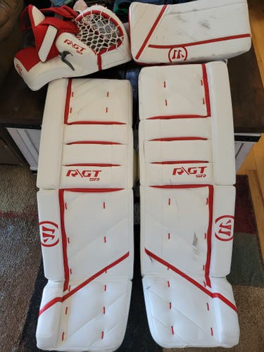 Used 34" +1.5 Regular Warrior Ritual GT Goalie Full Set