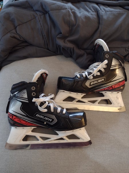 Senior Used Bauer Vapor X2.9 Hockey Goalie Skates Regular Width Size 8