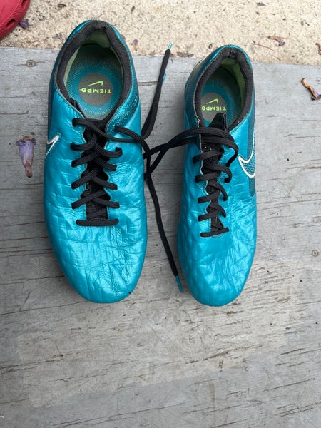 Blue Used Turf Cleats Nike Tiempo legend Cleats