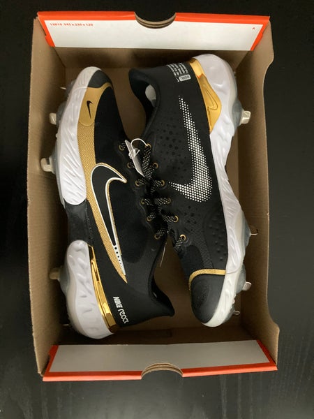 Black Adult New Size 11 (Women's 12) Metal Nike Nike alpha huarache elite 3