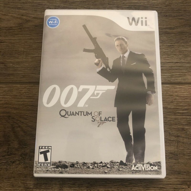 007: Quantum of Solace  (Nintendo Wii, 2008) Complete W/ Manual Tested & Works