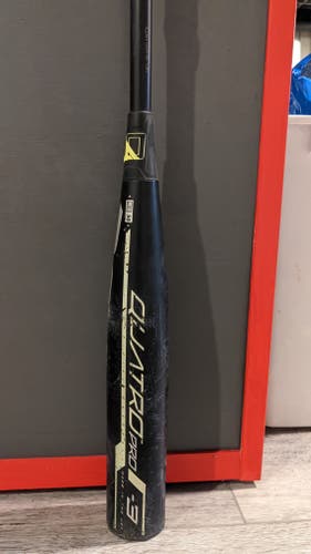 Used BBCOR Certified 2019 Rawlings Composite Quatro Pro Bat (-3) 29 oz 32"