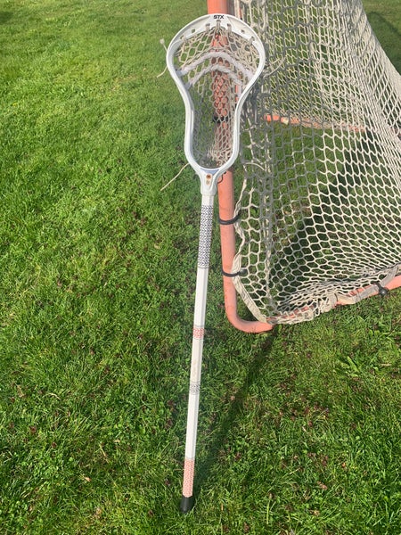 STX surgeon 700 lacrosse head on a Rabil Next lacrosse shaft, strong with Hero 3.0 mesh.