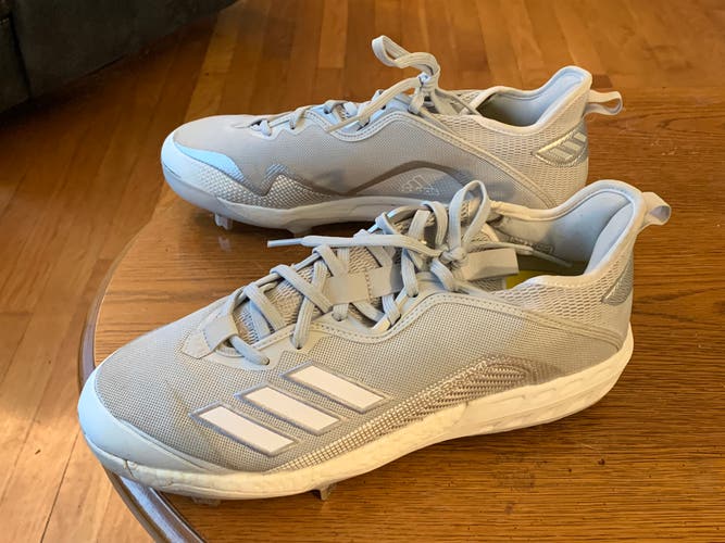 Adidas metal baseball cleats size 12 mens
