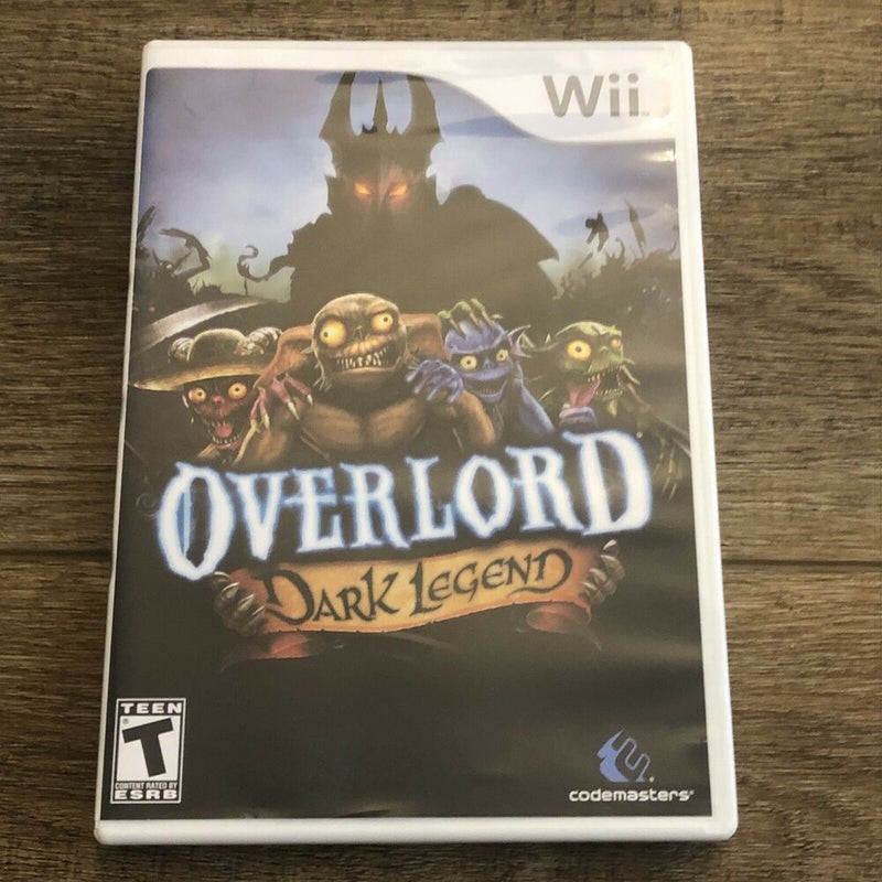 Overlord: Dark Legend (Nintendo Wii, 2009) Complete & Tested