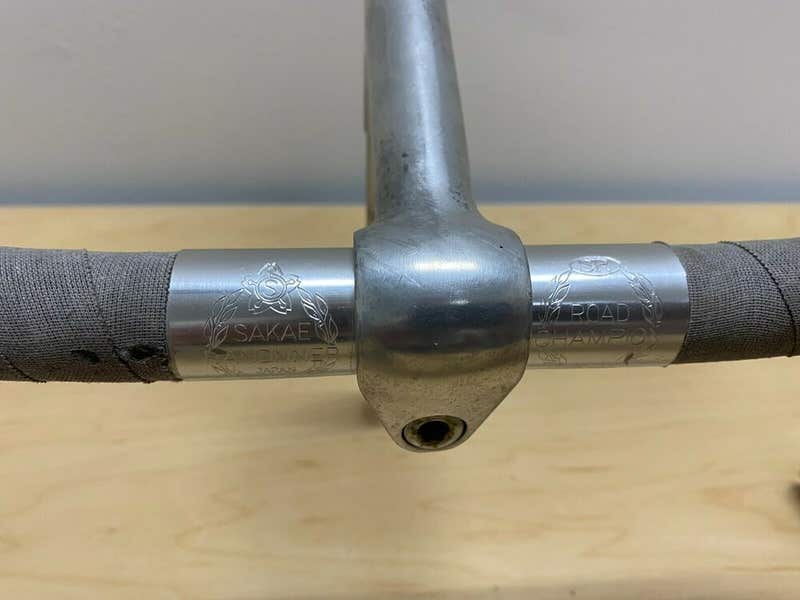 Vintage 1980s Sakae Randnner Road Champion 38cm Drop Bars Stem