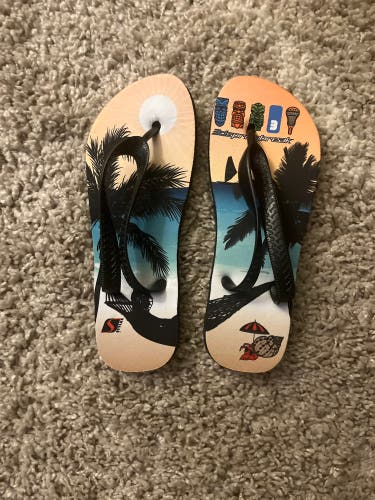 3D lacrosse florida spring break flip flops
