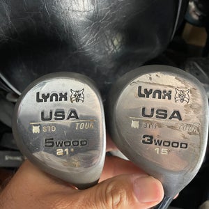 Woman’s Golf vlubs LYNX Wood 5 and 3
