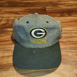 Vintage Green Bay Packers Cheesehead Grid Style Citgo NFL Sports Hat Snapback