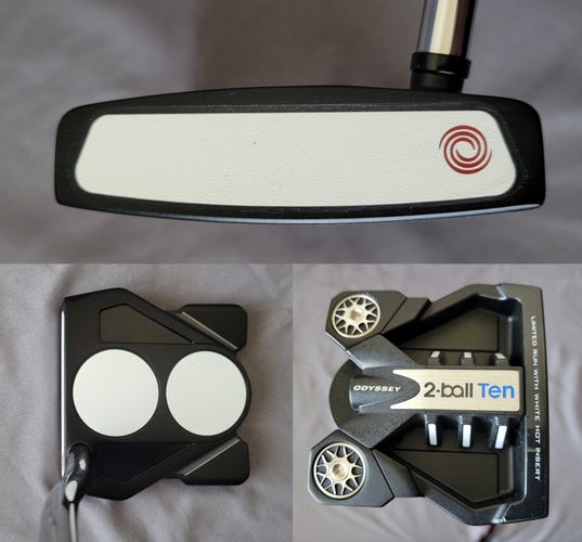 Odyssey 2-Ball Ten (White Hot insert) Stroke Lab 34" Putter