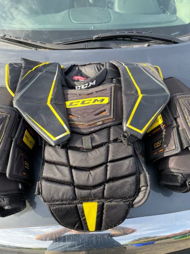 Used Large CCM  Premier Pro Goalie Chest Protector