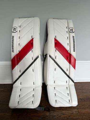 Used 28" Warrior Ritual G4 Goalie Leg Pads