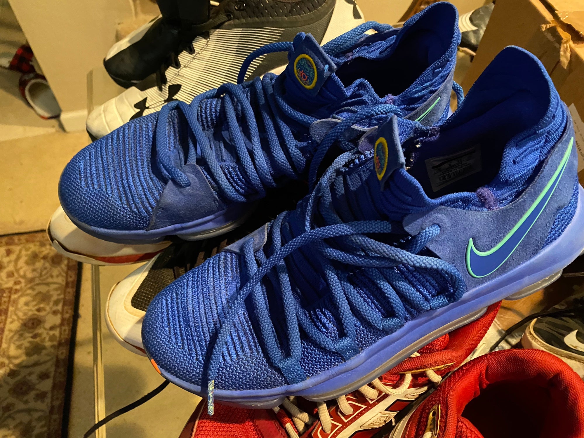 Nike Zoom KD 10 The City Edition Mens Racer Blue Kevin Durant | SidelineSwap