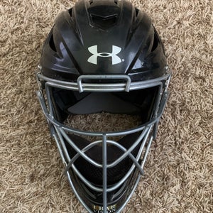 USED Under Armour Catcher’s Helmet - Black Youth