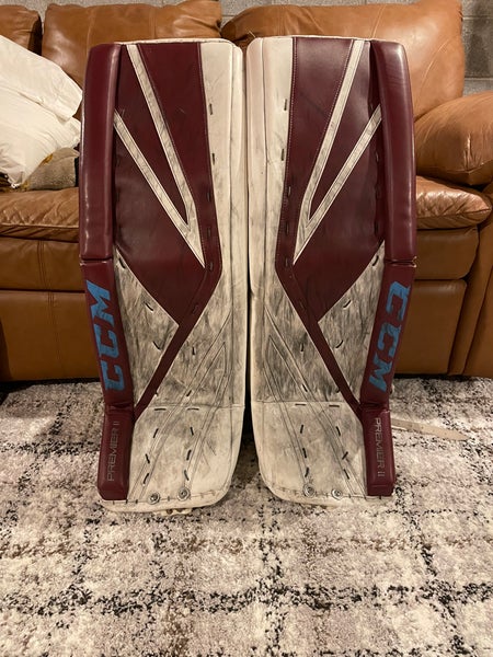 35" CCM Pro Stock Premier II Pro Goalie Leg Pads