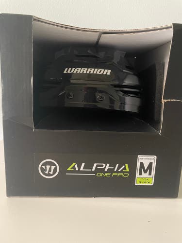 New Medium Warrior Pro Stock Alpha One Pro Helmet