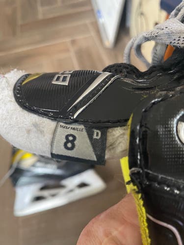 Senior Used Bauer Supreme 3s Hockey Goalie Skates Regular Width Size 8