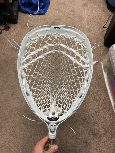 New Strung STX Eclipse 2 12D Goalie Head