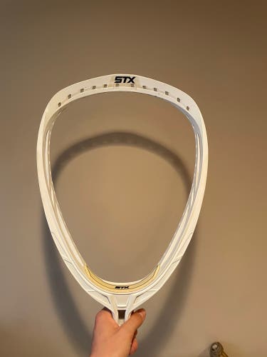 Used Unstrung White STX Shield Goalie Head