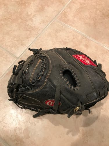 Used Rawlings Left Hand Throw Catcher's Renegade Baseball Glove 32.5"