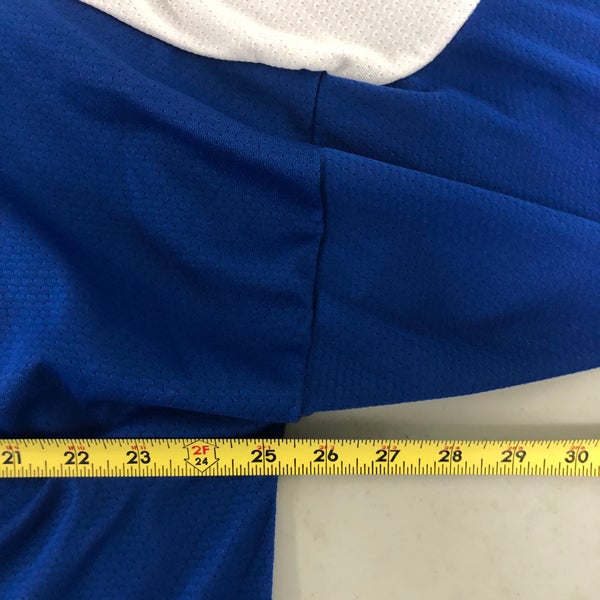 Blue w/white shoulder practice jersey (FREE SHIPPING)