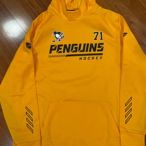 Evgeni Malkin Pittsburgh Penguins Fanatics Authentic Pro Locker Room Hoodie Large Team Player Issue