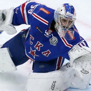 Igor Shesterkin SHESTYORKIN CKA SKA Saint Petersburg New York Rangers Player Team Issue Jersey Worn