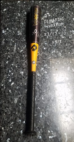07 DEMARINI VEXXUM VXR7 27/17 -10 BASEBALL BAT