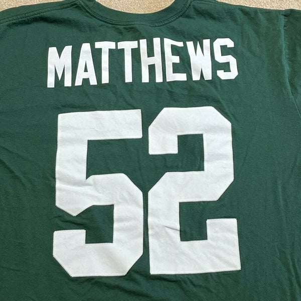 Clay Matthews Green Bay Packers White Football Jersey Mens Size XL Stitched