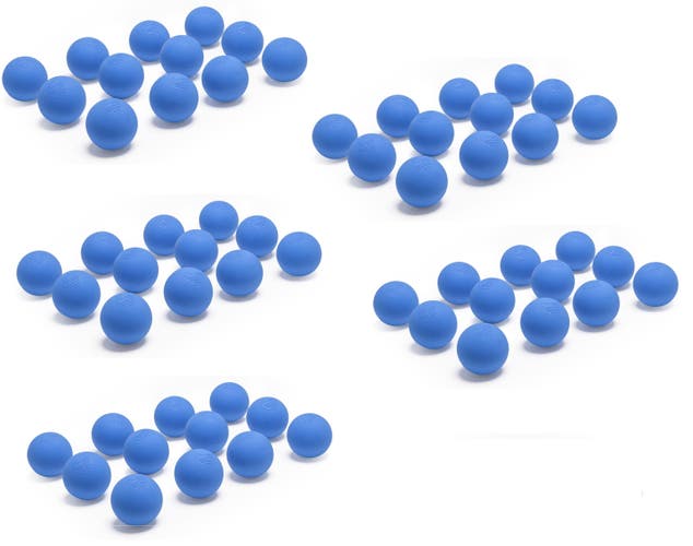 Champion Sports 60-Balls New Lacrosse Balls Blue