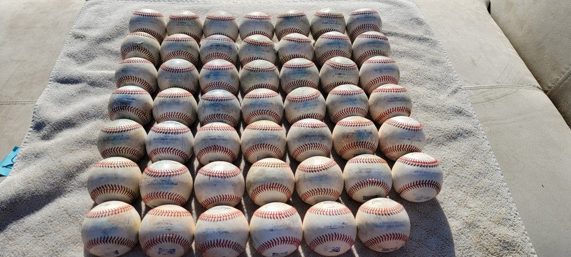 Used Rawlings Official Minor League Baseballs
