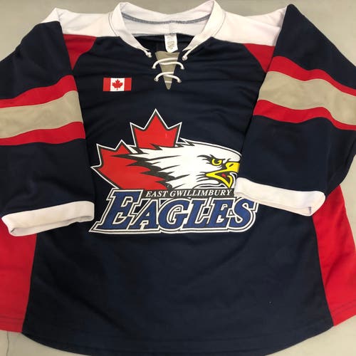 East Gwillimbury Eagles mens small game jersey