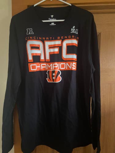 Cincinnati Bengals AFC Champions Long Sleeve shirt Large