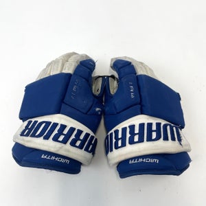 Used Royal Blue Warrior Alpha Pro Gloves | Size 14" | H31