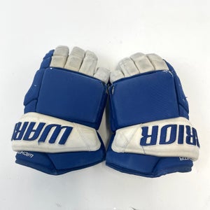 Used Royal Blue Warrior Alpha Pro Gloves | Size 14" | D349