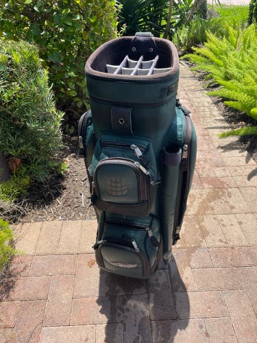 Golf cart bag 14 way by Great dividers, with shoulder strep