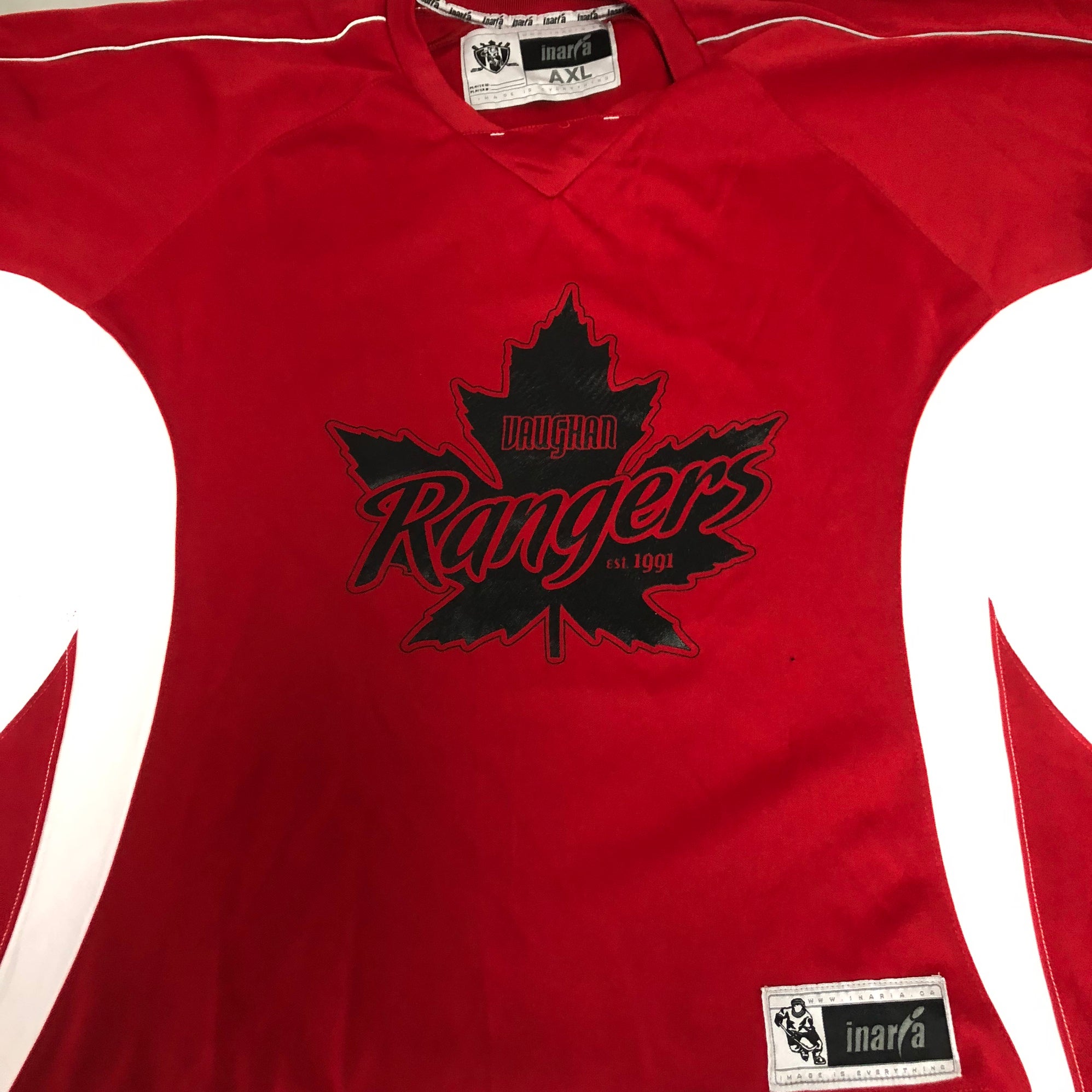 Steiner Sports RANGPJU00005576 New York Rangers Maroon Issued Shield Practice  Jersey - Size 58
