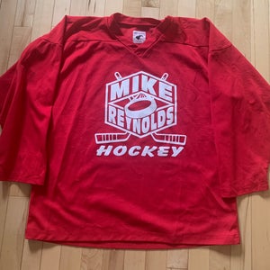 Red Mike Reynolds Youth  L/XL  Jersey