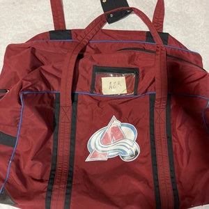 Used Colorado Avalanche Pro Stock JRZ Player Bag A23