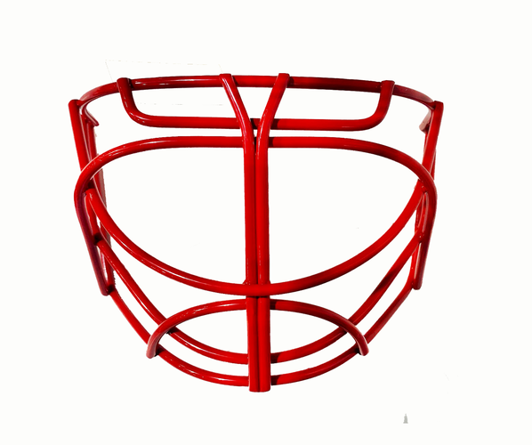 Mix Hockey - MX10 Cat Eye Goalie cage (RED) Includes clips and screws