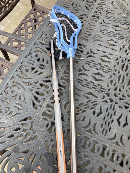 Brine Edge X w/deBeer & ADIDAS titanium lacrosse shafts