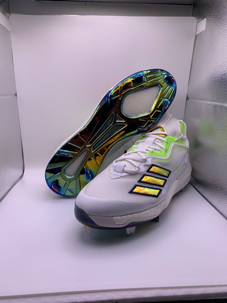 Adidas Men’s Sz 14.0 Icon 6 Boost ECP Prism Metal Baseball Cleat