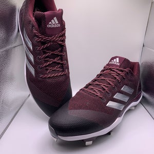 Adidas Men’s Size 17 Icon 4 Maroon Metal Baseball Cleats