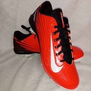 NEW Nike Vapor Flywire Lunarlon Orange Baseball metal Cleats Men's Size 12