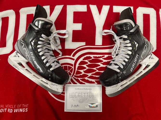 Namestnikov Bauer Vapor Hyperlite Pro Stock Hockey Skates New Step Steel 8.75 Made Canada