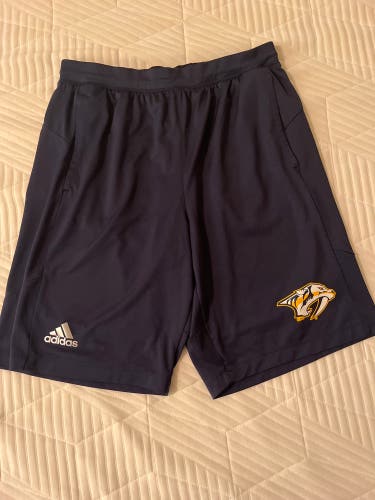 Nashville Predators team issued workout shorts