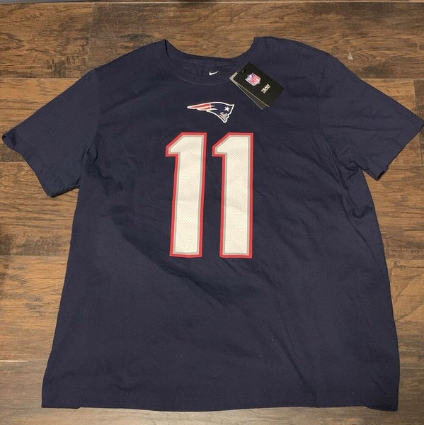 Julian Edelman New England Patriots Nike Player Name & Number T-Shirt -  White