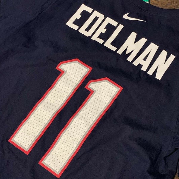 Men's New England Patriots Julian Edelman Nike Red Super Bowl LIII