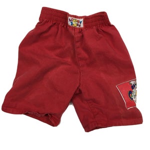 Vintage 1994 Looney Tunes Bugs Bunny Red Baseball Shorts Kids Youth Small
