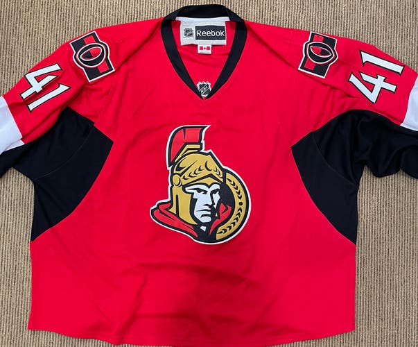 NEW Classic Ottawa Senator Anderson 41 Goalie Cut Jersey Reebok